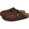 Birkenstock Boston Soft Footbed - Oiled Leather (Unisex) | Clogs