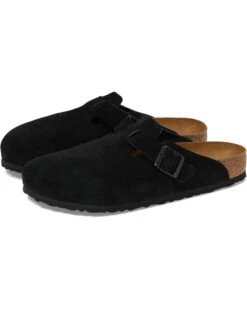 Birkenstock Boston Soft Footbed - Suede (Unisex) | Clogs