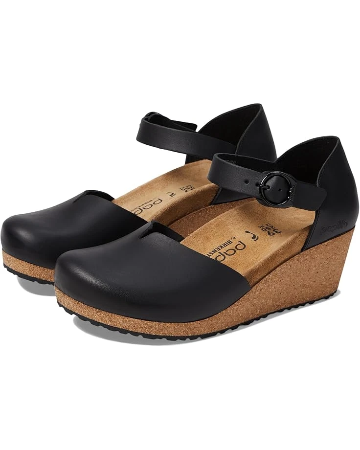 Papillio by Birkenstock Mary Wedge Sandal - Leather | Heels 1 Papillio by Birkenstock Mary Wedge Sandal - Leather | Heels