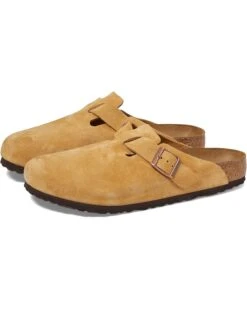 Birkenstock Boston - Suede (Unisex) | Clogs