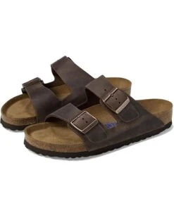 Birkenstock Arizona Soft Footbed - Oiled Leather (Unisex) | Sandals -Shoe Muse Store 71LYBthbLzL. AC SR736920