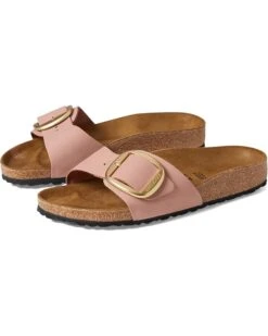Birkenstock Madrid Big Buckle - Nubuck Leather | Sandals -Shoe Muse Store 71SzoUrydzL. AC SR736920