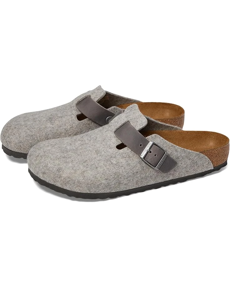 Birkenstock Boston - Wool/Leather (Unisex) | Clogs 1 Birkenstock Boston - Wool/Leather (Unisex) | Clogs