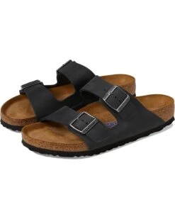 Birkenstock Arizona Soft Footbed - Oiled Leather (Unisex) | Sandals