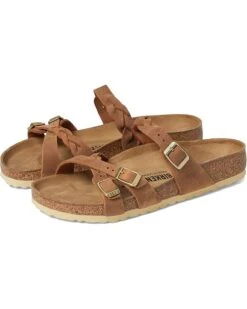 Birkenstock Franca Braid - Oiled Leather | Sandals -Shoe Muse Store 71mgoWu6V1L. AC SR736920