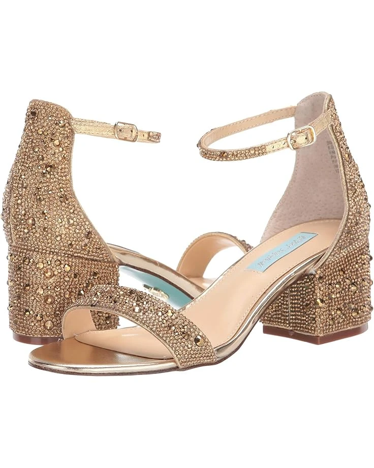 Blue by Betsey Johnson Mari Heeled Sandal | Heels 6 Blue by Betsey Johnson Mari Heeled Sandal | Heels - Image 6